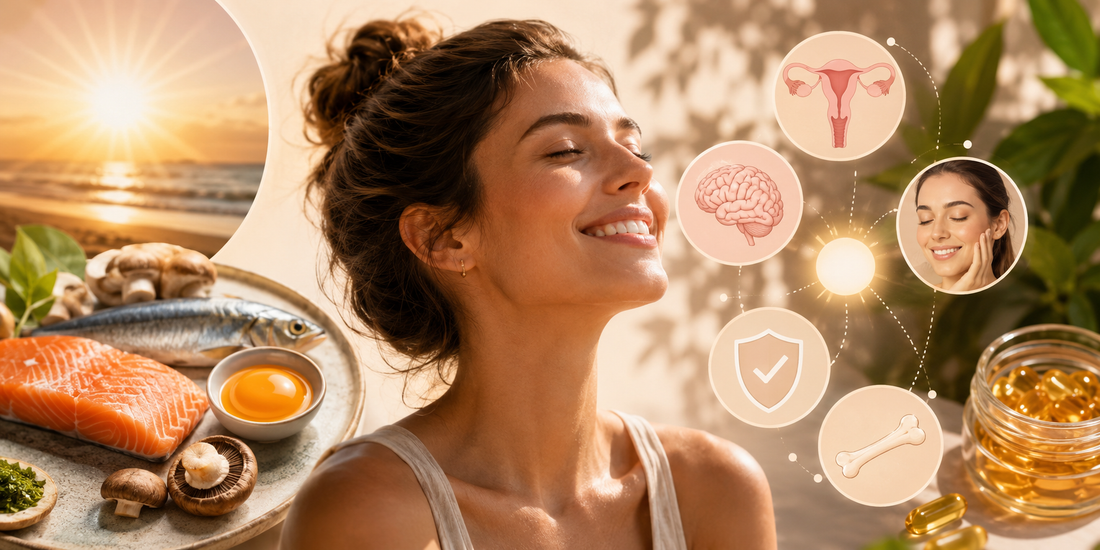 Vitamina D não é só para os ossos: entenda o papel desse nutriente na fertilidade, no humor e na saúde da pele