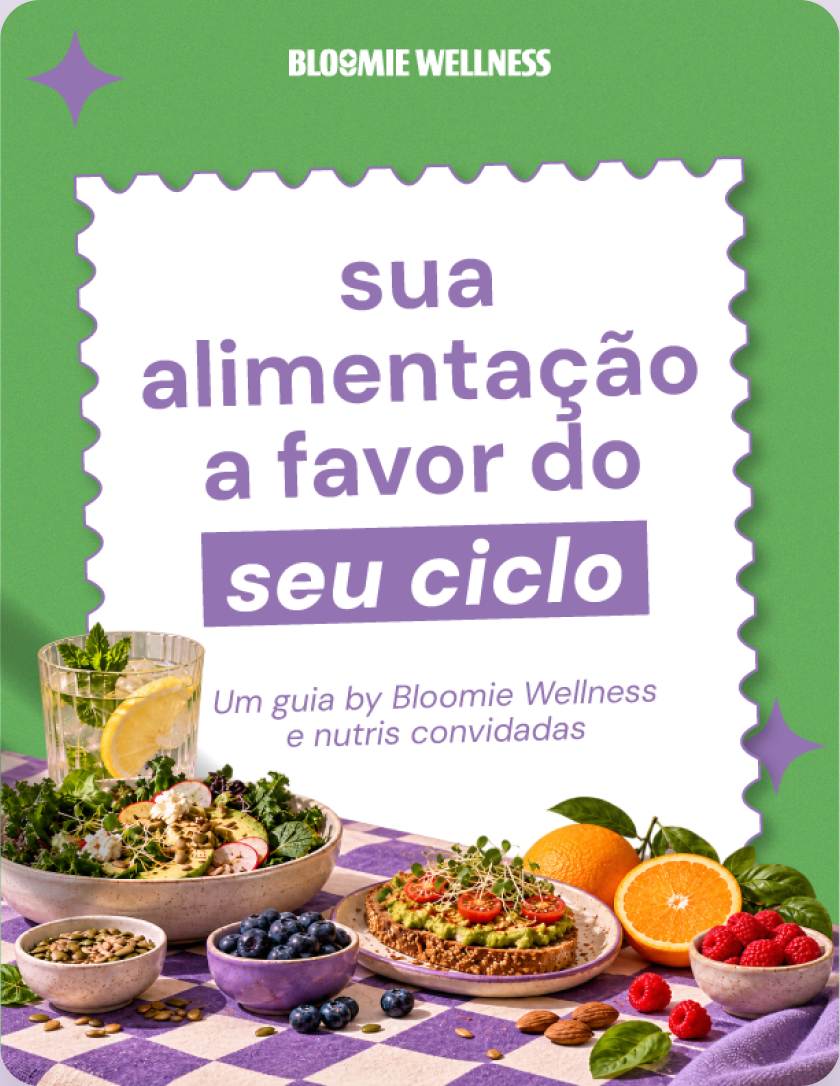 Capa do e-book Sua alimentação a favor do seu ciclo